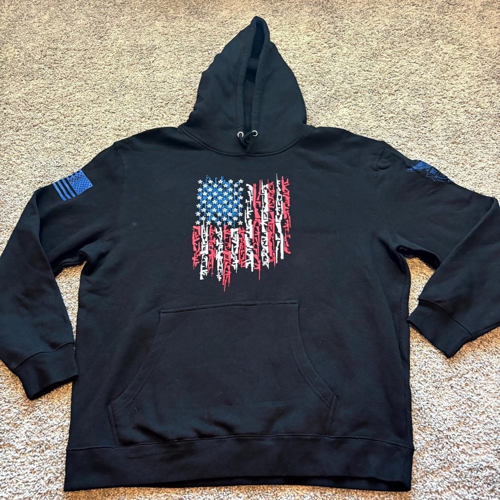 We The People Holsters Hoodie XXL Black Defend the 2nd Amendment USA Made